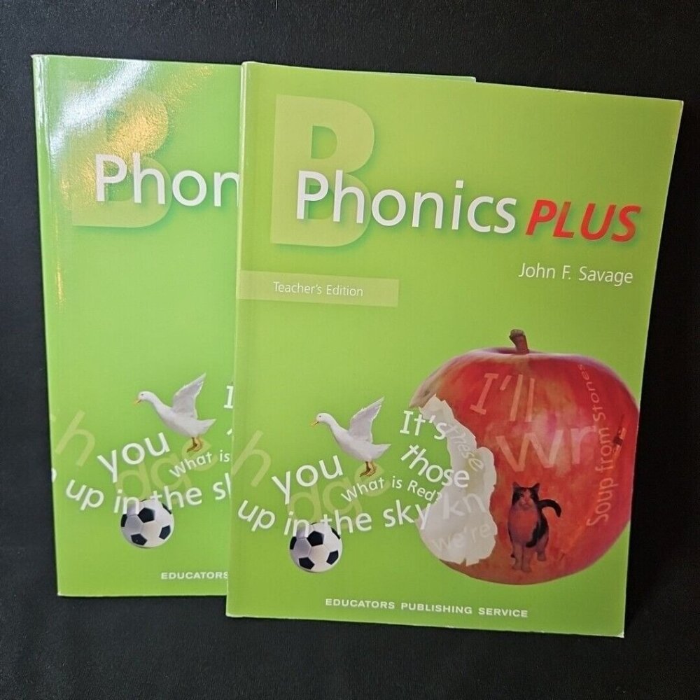 Phonics Plus Reading Teacher Guide and Student Workbook Lot Level B John Savage